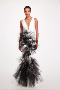 Black & White Dresses | Formal Evening Gowns | HERTROVE