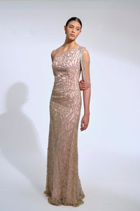 HerTrove-Crystal embroidered dress