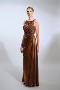 HerTrove-Beaded gown