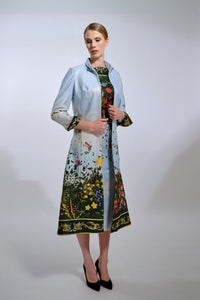 Her Trove-Printed Long Jacket