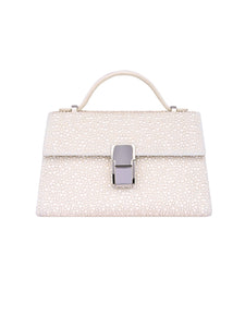 HERTROVE-Pearl Statement Clutch in Nappa