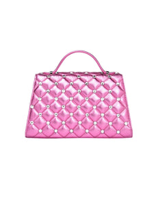 HERTROVE-Artisanal Pink Statement Clutch for Evening & Black-Tie