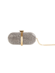 HerPorte-Classic Silver Sequined & Shimmer for Evening & Black-Tie