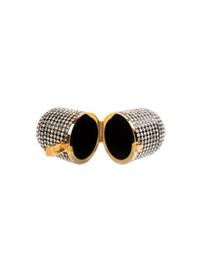HerPorte-Classic Silver Sequined & Shimmer for Evening & Black-Tie