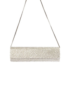 HerPorte-Silk Sequined & Shimmer in Silver with <Choose> Handles