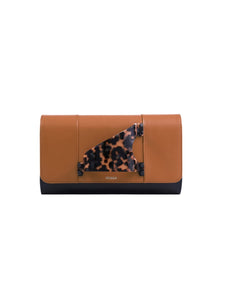 HerPorte-Caramel Eiffel √âcaille Clutch