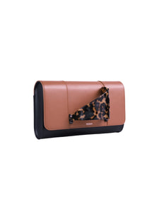 HerPorte-Caramel Eiffel √âcaille Clutch