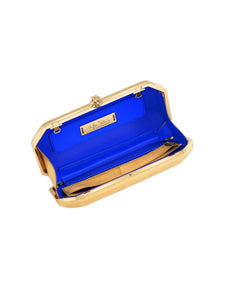 HerPorte-Pure Gold Tropicana Leather Perry Clutch