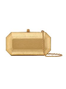 HerPorte-Pure Gold Tropicana Leather Perry Clutch