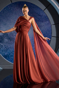 Her Trove-Draped bodice flowy dress
