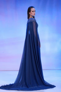 Her Trove-Mousseline dress with print