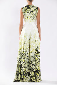 Her Trove - Printed crepe jumpsuit