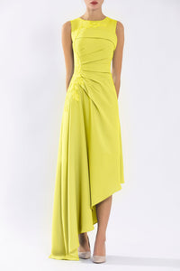 Her Trove - Floral embellished crepe dress