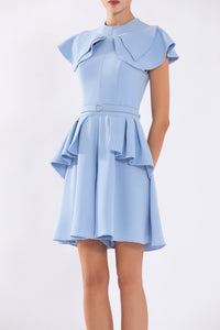 Her Trove - Layered shoulders short jumpsuit