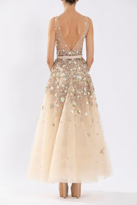 Her Trove - Sequins embellished midi dress