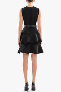 HerTrove-Mini Ruffled Dress