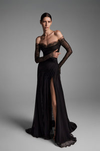 Black Dresses | Designer Evening Gowns | HERTROVE Tagged "Custom Measurements Accepted" Black Dresses | Designer Evening Gowns | HERTROVE Tagged "Custom Measurements Accepted"