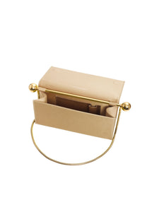 HerPorte-Beige Pop Up Clutch