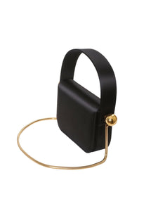 HerPorte-Black Ink Sop Pop Silk Satin Bag
