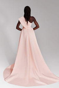 HerTrove-Asymmetrical one shoulder scuba dress