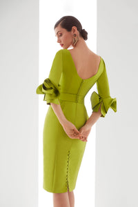 short mikado dress J'Adore Dresses JM309 - Short Mikado Sheath Dress