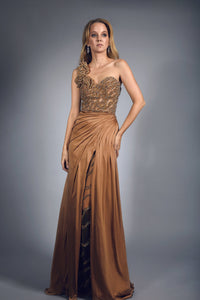 HerTrove-Pleated double skirt dress