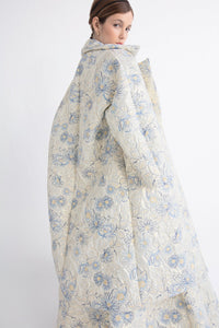 HerTrove-Brocade set coat and dress