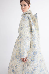 HerTrove-Brocade set coat and dress