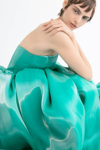 HerTrove-Strapless voluminous gown