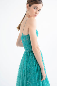 HerTrove-Sleeveless ankle length dress