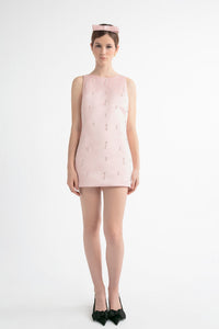 HerTrove-Sleeveless mini dress with embellishments