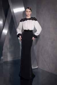 Her Trove-Crepe Embroidered Dress