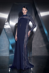 Her Trove-Cape Sleeve Embroidered Dress