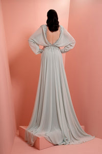 Plunging Neckline Evening Gowns & Dresses | HERTROVE