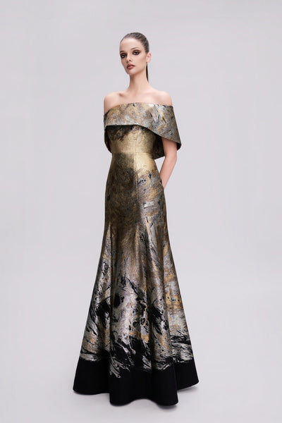 black and gold a line dress Abstract Silk Woven A-Line Momyknows Blue Ruched Cape silky satin dresses %20The%20product%20images%20(without%20model)%20are%20closest%20to%20the%20true%20color%20of%20the%20item Cup size:B