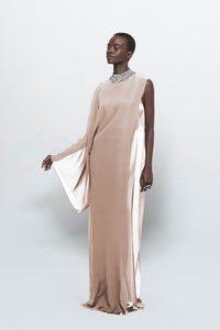 designer beige dress Dresses | Evening Gowns & Dresses Revisiting The Peach, Pink, G1 this dress is a Colour:LIGHT PINK