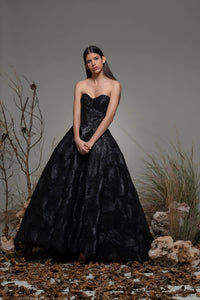 Heart shape neckline sleeveless ballgown - HerTrove
