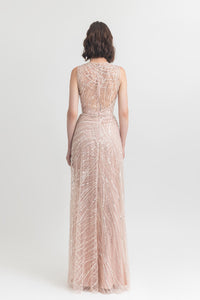 Her Trove -Heart shape sequined dress