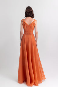 Her Trove -Mesh dress with embroidery details