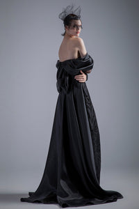 Off shoulder fully patterned dress - HerTrove