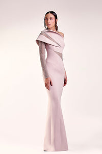 One sleeve structured dress - HerTrove