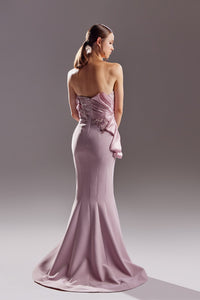 Beaded bodice mermaid dress - HerTrove