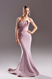 Beaded bodice mermaid dress - HerTrove