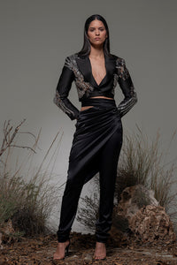 Beaded Jacket with pants - HerTrove