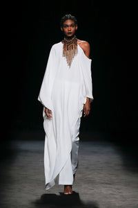 Oversized cape style top with pants - HerTrove