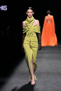 Her Trove - Asymmetrical top with skirt