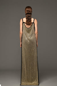 crystal chainmail dress - HerTrove