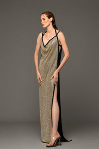 crystal chainmail dress - HerTrove