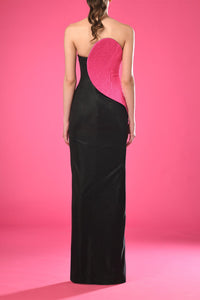 Side slit asymmetrical dress - HerTrove