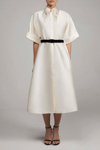 HerTrove-Button-down shirt dress